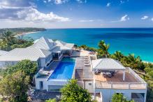 Villa rental St Martin - Ocean view